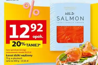 Auchan Łosoś dziki wędzony 75 g oferta