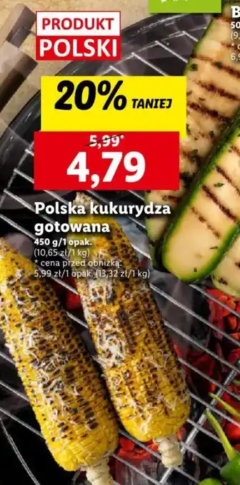 Lidl Polska kukurydza gotowana 450 g oferta