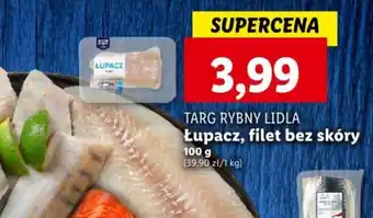 Lidl Łupacz, filet bez skóry 100 g oferta