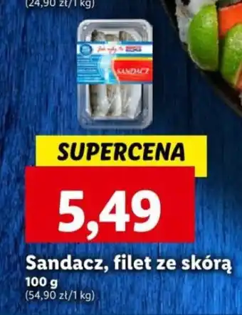 Lidl Sandacz, filet ze skórą 100 g oferta