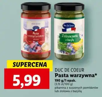 Lidl Pasta warzywna  190 g/1 opak. oferta