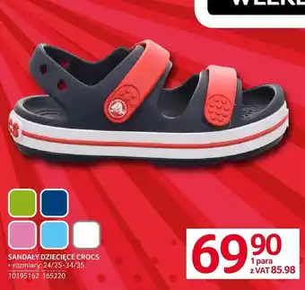 Selgros Sandały dziecięce CROCS oferta