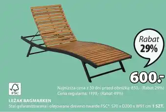 JYSK Leżak oferta