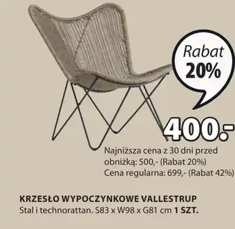 JYSK Krzesło oferta