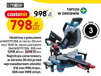 Castorama Ukośnica Erbauer oferta