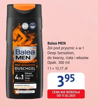 dm drogerie markt Żel pod prysznic Balea MEN oferta
