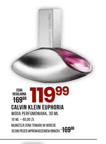 Drogerie Natura Woda perfumowana Calvin Klein oferta