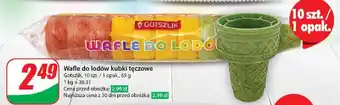 Dino Wafle do lodów tęczowe Gotszlik oferta