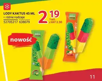 Selgros Lody Kaktus oferta