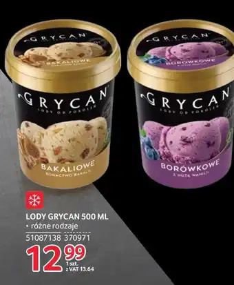 Selgros Lody Grycan oferta