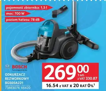 Selgros Odkurzacz Bosch oferta