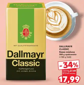 Kaufland DALLMAYR CLASSIC Kawa mielona 500 g oferta