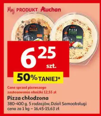 Auchan Pizza margherita z pesto Auchan różnorodne (logo czerwone) oferta