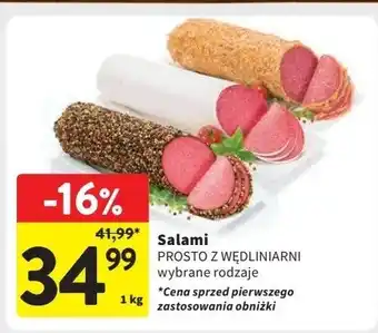 Intermarche Salami z pieprzem kolorowym Prosto z wędliniarni oferta