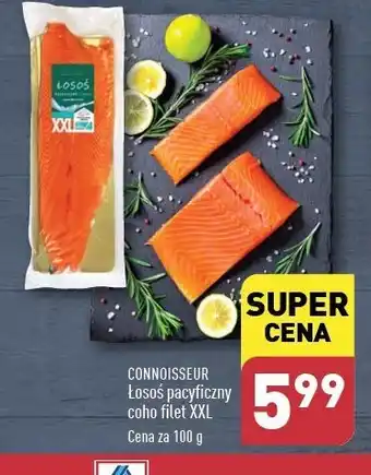 ALDI Łosoś pacyficzny coho filet xxl Connoisseur oferta