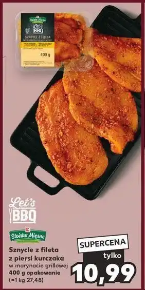 Kaufland Sznycle z kurczaka w marynacie grillowej K-classic let's bbq oferta