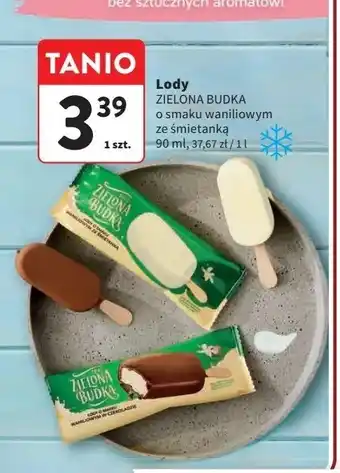 Intermarche Lody wanilia śmietanka Zielona budka oferta