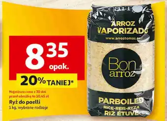 Auchan Ryż paraboliczny do paella ARROZ CEBOLLA oferta