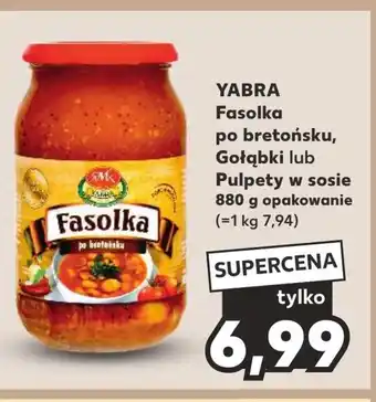 Kaufland Fasolka po bretońsku Yabra oferta