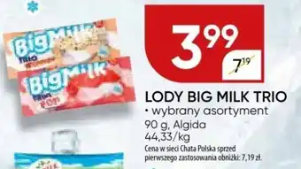 Chata Polska LODY BIG MILK TRIO 90 g oferta