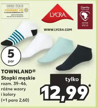 Kaufland Stopki męskie Townland oferta