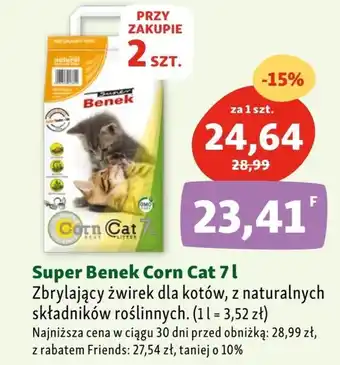 Maxi Zoo Żwirek Super Benek oferta