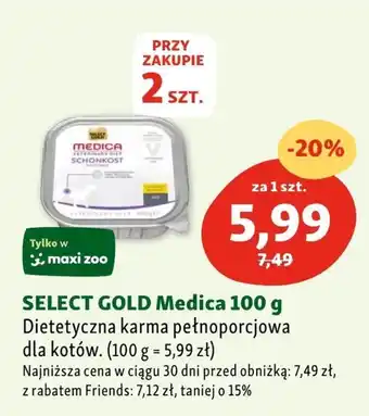 Maxi Zoo Karma dla kota Select Gold oferta