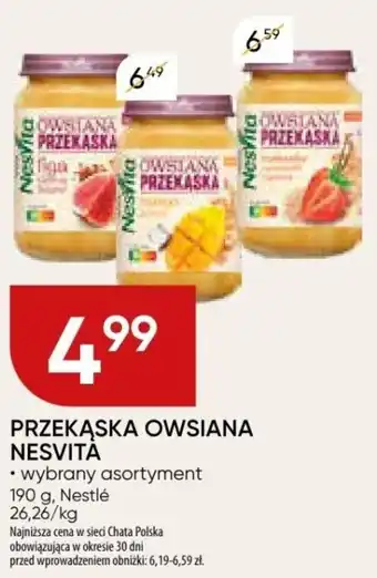 Chata Polska PRZEKĄSKA OWSIANA NESVITA 190 g oferta