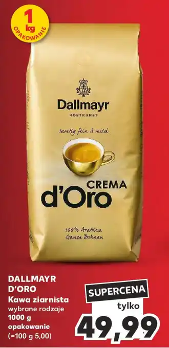 Kaufland DALLMAYR D'ORO Kawa ziarnista 1000g oferta