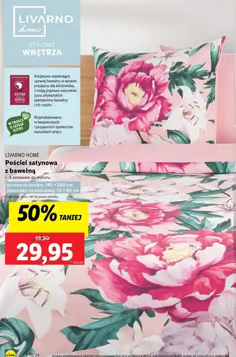 Lidl Pościel Livarno oferta