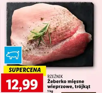 Lidl Żeberko wieprzowe Rzeźnik oferta