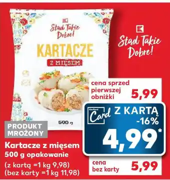 Kaufland Kartacze z mięsem 500 g oferta