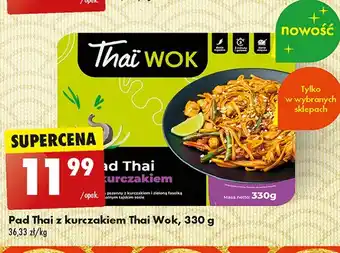 Pad thai z kurczak Thai wok