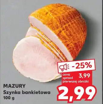 Kaufland MAZURY Szynka bankietowa 100 g oferta