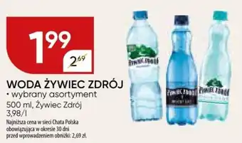 Chata Polska WODA ŻYWIEC ZDRÓJ 500 ml oferta