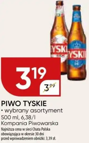 Chata Polska PIWO TYSKIE 500 ml oferta