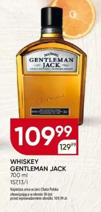 Chata Polska WHISKEY GENTLEMAN JACK 700 ml oferta