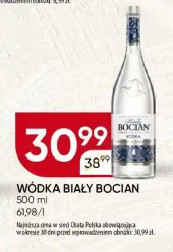 Chata Polska WÓDKA BIAŁY BOCIAN 500 ml oferta