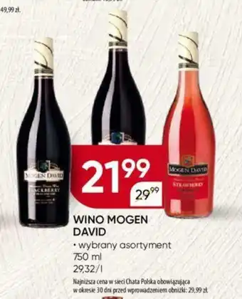 Chata Polska WINO MOGEN DAVID 750 ml oferta