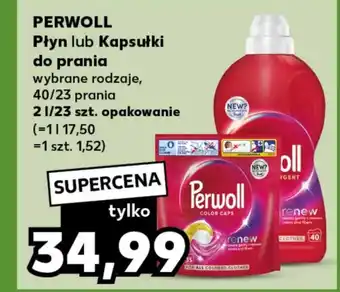 Kaufland Płyn do prania Perwoll oferta
