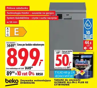Media Expert Zmywarka wolnostojąca Beko oferta