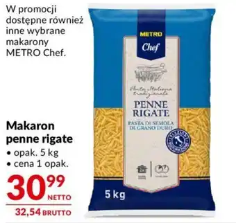 Makro Makaron penne rigate 5 kg oferta