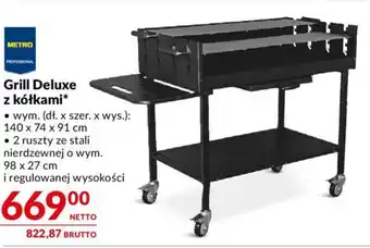 Makro Grill Deluxe z kółkami oferta