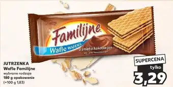 Kaufland JUTRZENKA Wafle Familijne 180 g oferta