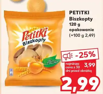 Kaufland PETITKI Biszkopty 120 g oferta