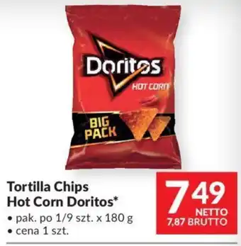 Makro Tortilla Chips Hot Corn Doritos 180 g oferta