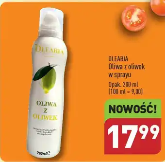 ALDI OLEARIA Oliwa z oliwek w sprayu 200ml oferta