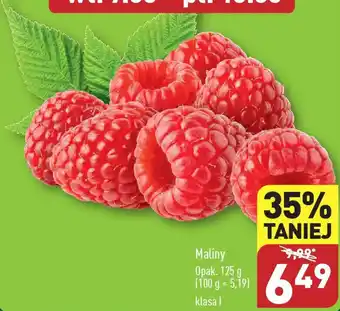 ALDI Maliny 125 g oferta