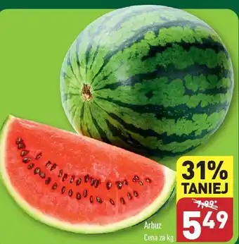 ALDI Arbuz 1kg oferta