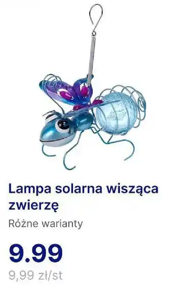 Action Lampa solarna wisząca zwierzę oferta